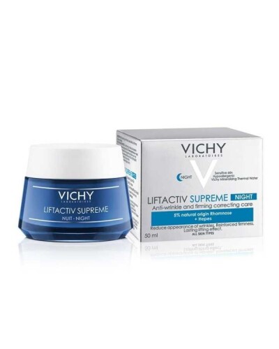 Vichy Liftactiv Supreme Night Kırışıklık Karşıtı Gece Bakım Kremi 50 ml - Vichy