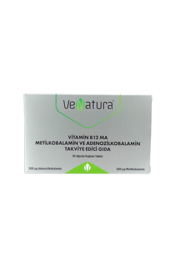 Vitamin B12 MA Metilkobalamin Ve Adenozilkobalamin İçeren Takviye Edici Gıda 30 Tablet - 1