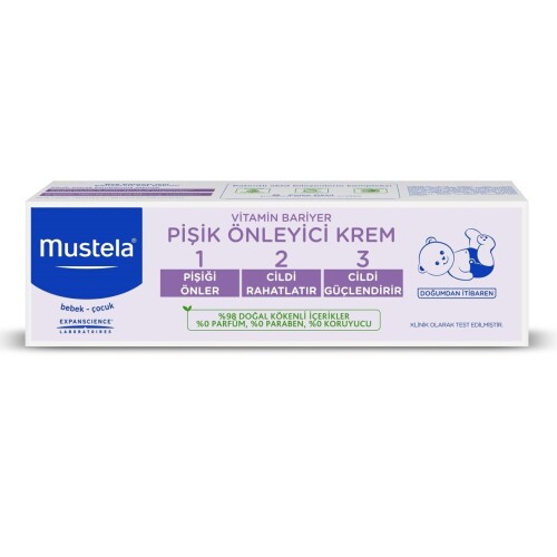 Mustela Vitamin Barrier 1-2-3 Cream 100ml - Mustela