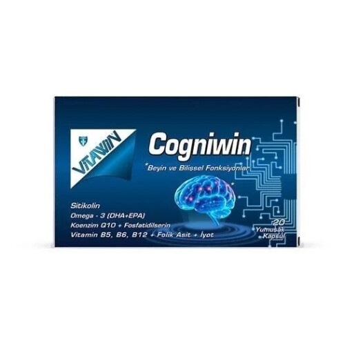 Vitawin Cogniwin Sitikolin DHA 20 Yumuşak Kapsül - Vivatinell