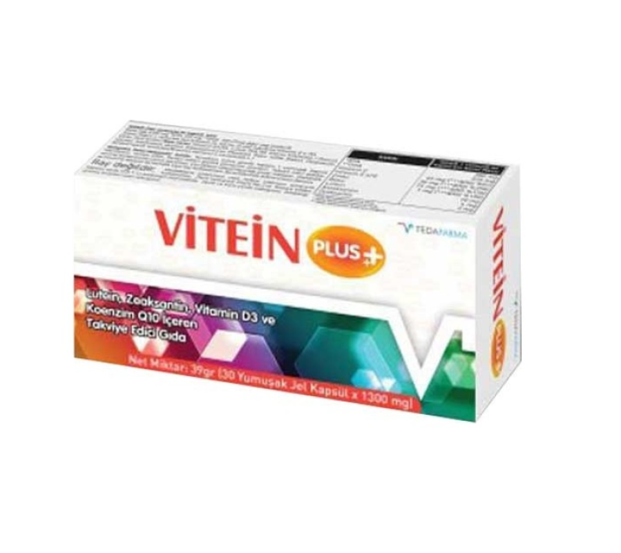 Vitein Plus 30 Yumuşak Jel Kapsül Gıda Takviyesi - 1
