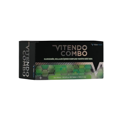 Vitendo Combo Glukozamin, Kolajen İçeren Kompleks Takviye Edici Gıda 90 Tablet - Tedafarma