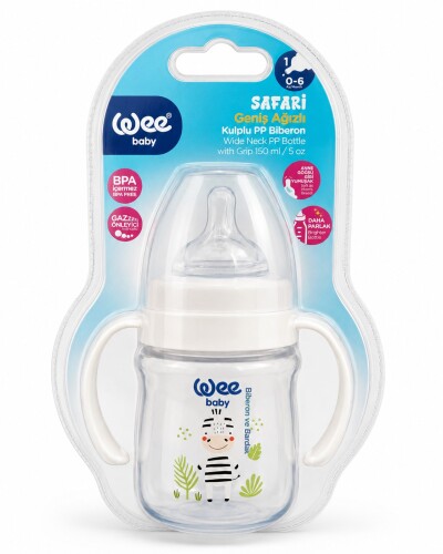 Wee Safari Kulplu Pp Biberon 150 Ml - Wee Baby