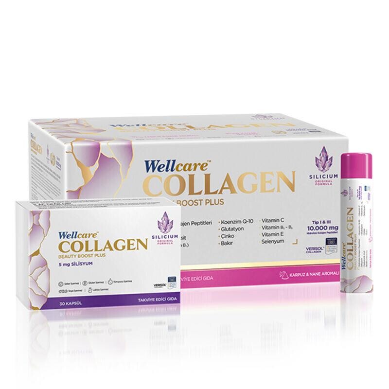 Wellcare Collagen Beauty Boost Plus Karpuz Nane Aromalı 30x40 Ml Tüp - 1
