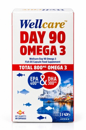 Wellcare Day 90 Omega3 Takviye Edici Gıda 90 Kapsül - Wellcare