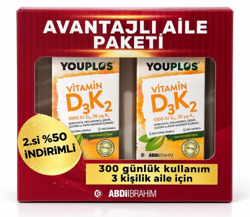 Youplus D3K2 Avantajlı Aile Paketi - Abdi İbrahim
